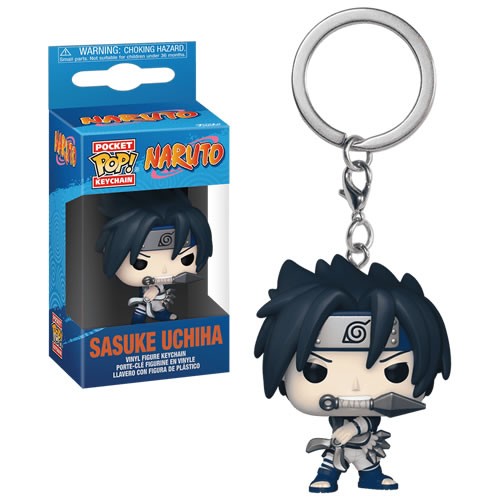 Pocket Pop! Keychains - Naruto Classics - Sasuke Uchiha (Demon Wind Shuriken)