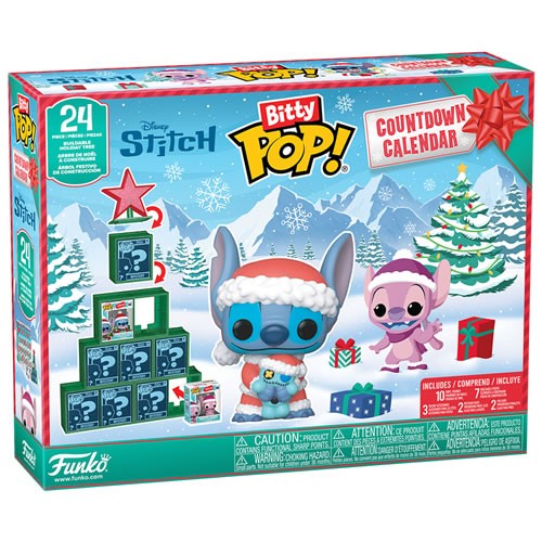 Bitty Pop! - Disney - Stitch - Keychain Bitty Pop! Holiday Advent Calendar