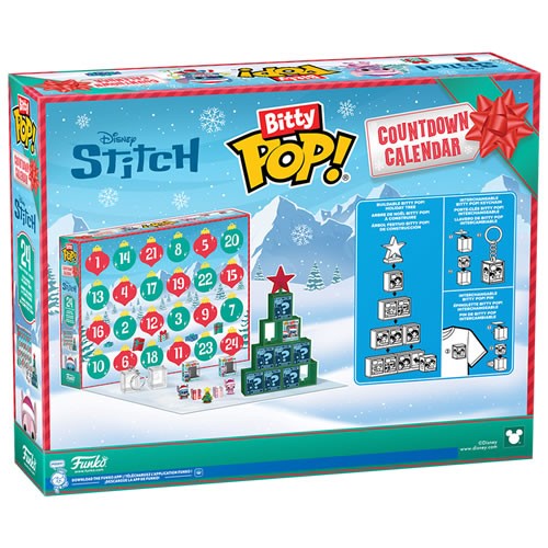 Bitty Pop! - Disney - Stitch - Keychain Bitty Pop! Holiday Advent Calendar