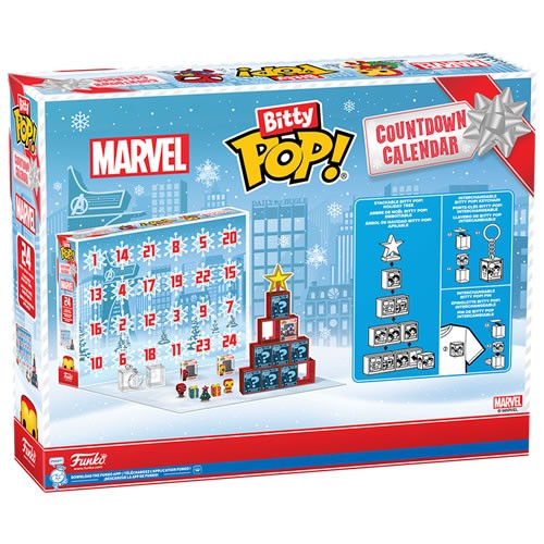 Bitty Pop! - Marvel - Keychain Bitty Pop! Holiday Advent Calendar