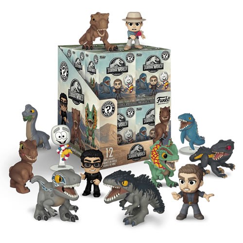 Mystery Minis Figures - Jurassic World - 12pc Assorted Display