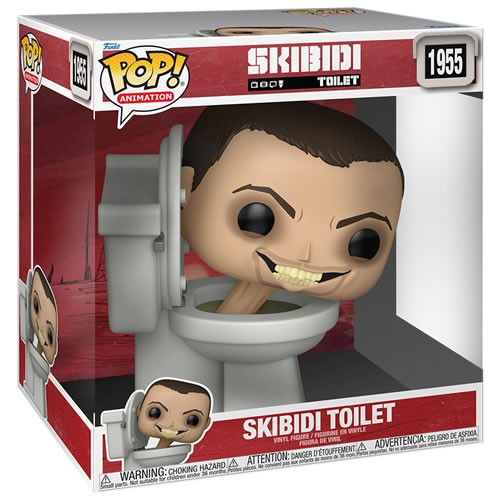 Pop! Animation - Skibidi Toilet - 10" Jumbo Sized Skibidi Toilet (Exclusive)