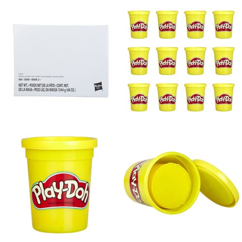 BBCW Distributors > Special Order > Play-Doh - 12-Pack Bulk Yellow Color  Cans - AF00
