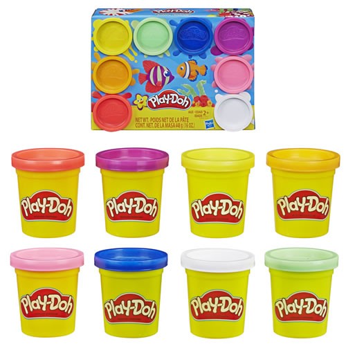 Play-Doh 8-Pack Rainbow Non-Toxic Modeling Compound with 8 Colors - Play-Doh