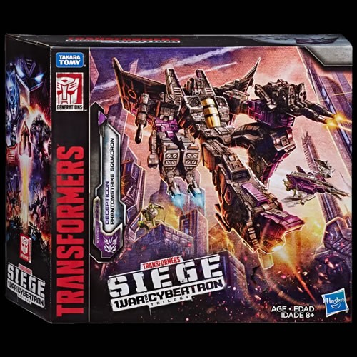 Transformers Gen Figures - WFC - Voyager - WFC-S27 Decepticon Phantomstrike Squadron 4-Pack - 5L02