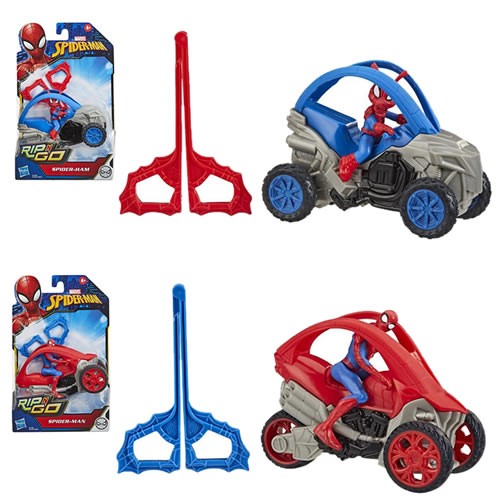 Spider-Man Vehicles - Rip N' Go Vehicle w/ Figure Asst - 5L01