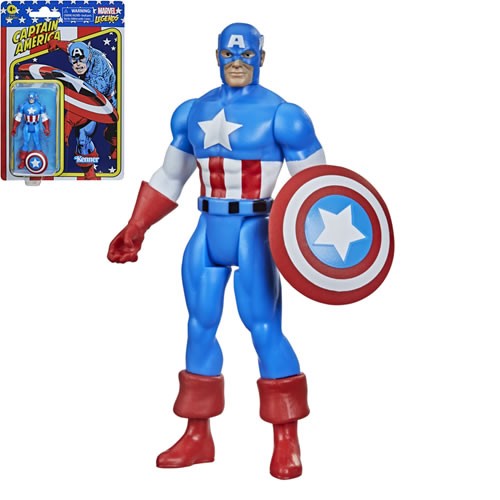 Marvel Legends 3.75" Figures - Retro 375 Series - Captain America - 5X00
