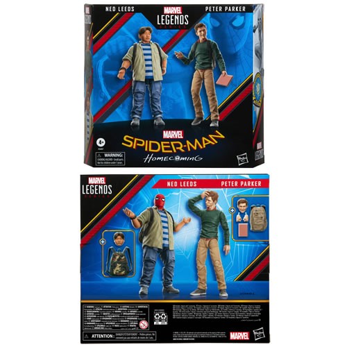 Marvel Legends 6" Figures - Spider-Man Homecoming - Peter Parker And Ned Leeds 2-Pack - 5L00