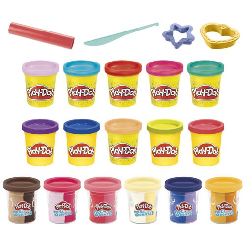 Play-Doh - Sparkle And Scents Variety 16-Pack - 0920