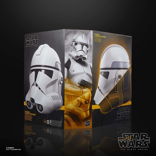 Star Wars Roleplay - The Black Series - The Clone Wars - Phase II Clone Trooper Elec Helmet - 5L00
