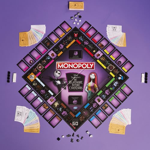 Boardgames - Monopoly - Disney - Tim Burton's The Nightmare Before Christmas - 0951