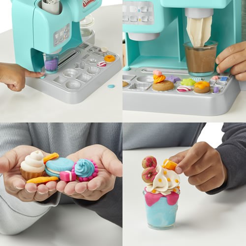 Play-Doh Kitchen Creations - Colorful Cafe Playset - 5L00