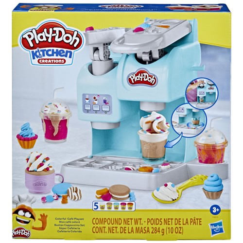 Play-Doh Kitchen Creations - Colorful Cafe Playset - 5L00