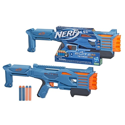Nerf Elite 2.0 - Tetrad QS-4 Blaster - T0A0