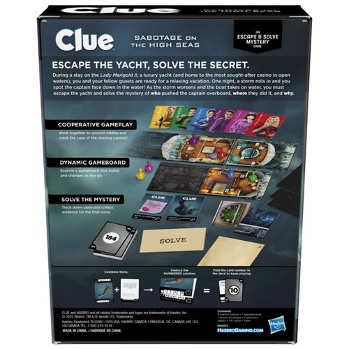 Boardgames - Clue Escape - Sabotage On The High Seas - 0000