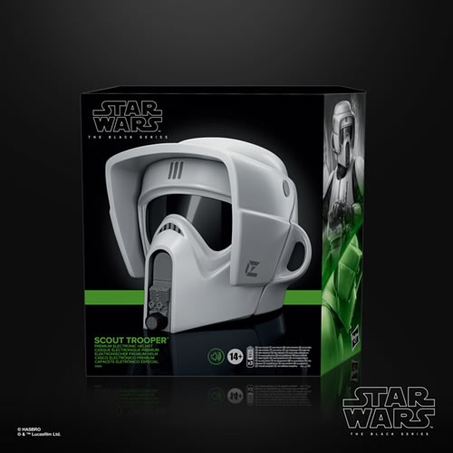 Star Wars Roleplay - The Black Series - Ep VI ROTJ - Scout Trooper Electronic Helmet - 5L00