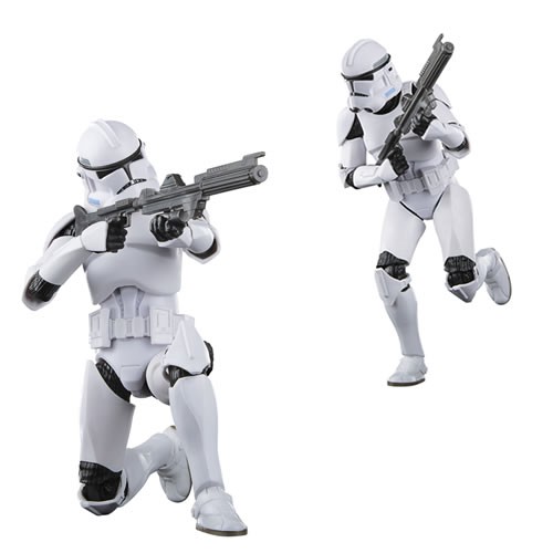Star Wars Figures - 6" The Black Series - The Clone Wars - Phase II Clone Trooper - 5M80
