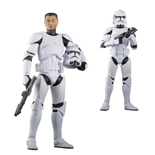 Star Wars Figures - 6" The Black Series - The Clone Wars - Phase II Clone Trooper - 5M80