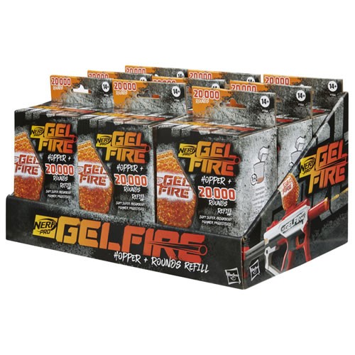Nerf Pro - Gelfire 20000 Round Refill Hopper (Orange) - USE0