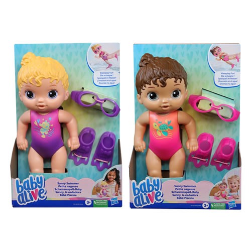 Baby Alive Dolls - Sunny Swimmer - Doll Assortment - 5L00