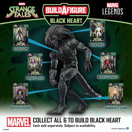 Marvel Legends 6" Figures - Build-A-Figure Blackheart - Moon Knight - 5X00
