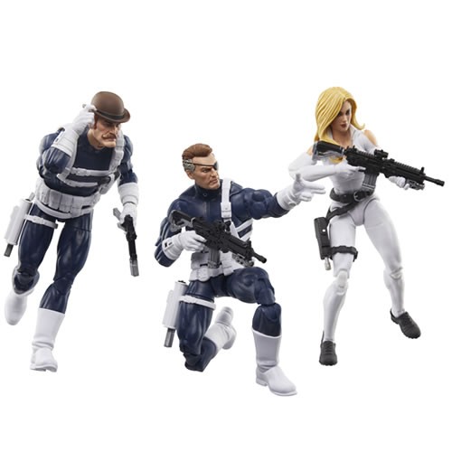 Marvel Legends 6" Figures - Captain America - S.H.I.E.L.D. 3-Pack - 5L00