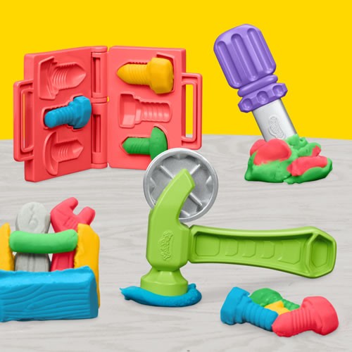 Play-Doh - Stamp & Saw Tool Bench Playset - 5L00