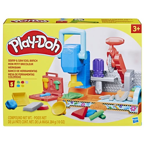 Play-Doh - Stamp & Saw Tool Bench Playset - 5L00