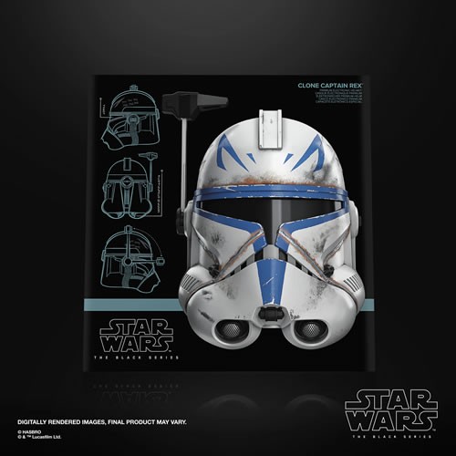 Star Wars Roleplay - The Black Series - Ahsoka - Clone Captain Rex Electronic Helmet - 5L00