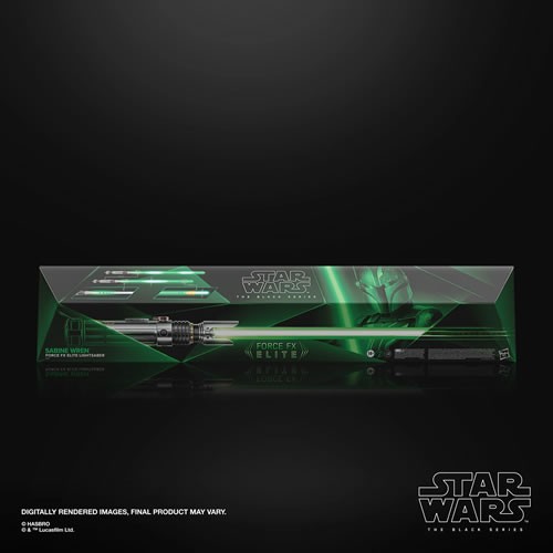 Star Wars Roleplay - The Black Series - Ahsoka - Sabine Wren Force FX Elite Lightsaber - 5L00