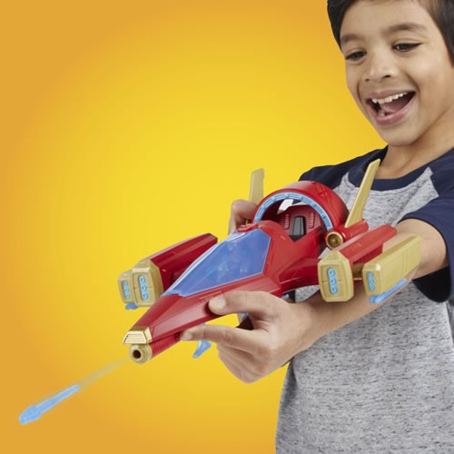 Avengers Vehicles - Epic Hero Series - 4" Iron Man w/ Repulsor Blast Battle Jet - 5L00