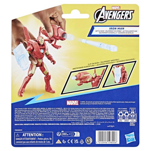 Avengers Figures - Epic Hero Series - 4" Battle Gear Iron Man - 5X00
