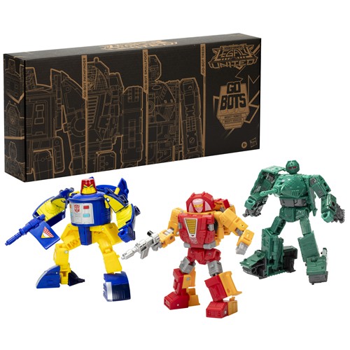 Transformers Gen Selects Legacy United Figures - Deluxe Class - Go-Bot Guardians 3-Pack - 5L00