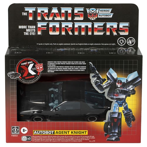 Transformers Gen Collab Figures - Knight Rider x Transformers Mash-Up - Autobot Agent Knight - 5L00