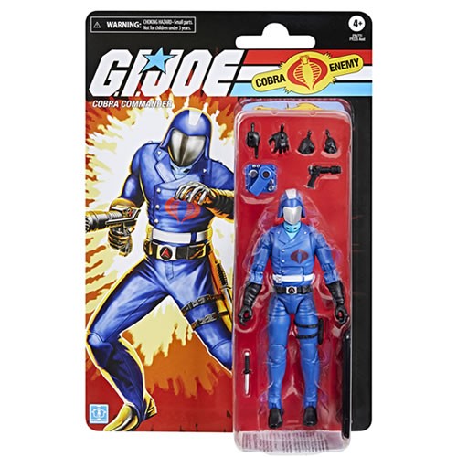 G.I. Joe Figures - 6" Classified Series - Retro Cardback - Cobra Commander - 5X00