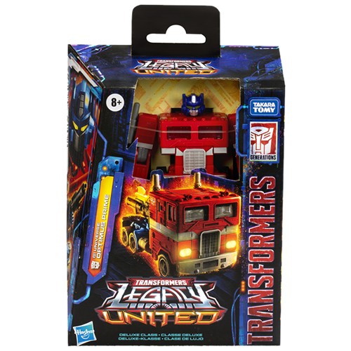 Transformers Gen Legacy United Figures - Deluxe Class - G1 Universe Optimus Prime - 5X00