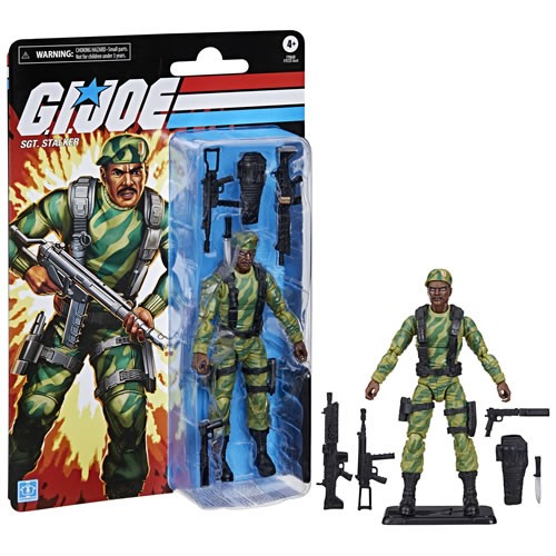 G.I. Joe Figures - 6" Classified Series - Retro Cardback - Sgt. Stalker - 5X00