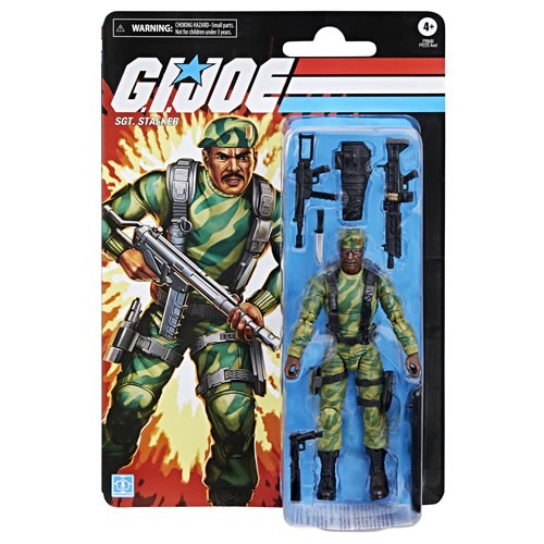 G.I. Joe Figures - 6" Classified Series - Retro Cardback - Sgt. Stalker - 5X00
