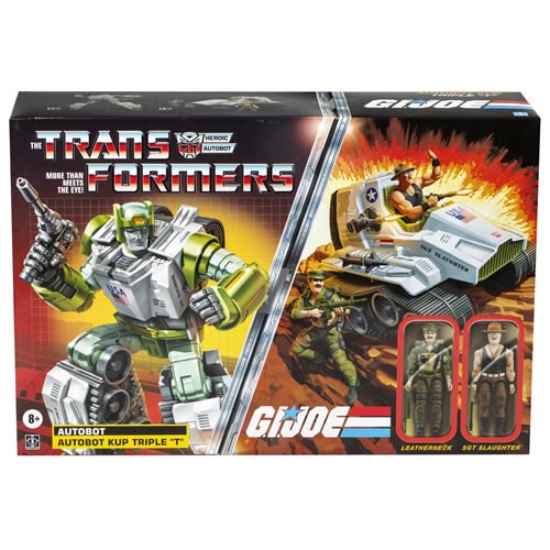 Transformers Gen Collab Figures - G.I. Joe x Transformers Mash-Up - Autobot Kup Triple T - 5L00