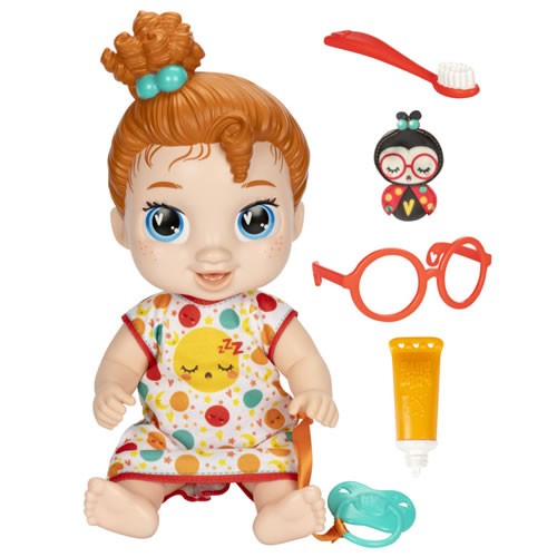 Baby Alive Dolls - Lil Dreamer - Dottie Doodle Red Hair Baby Doll - 5X00