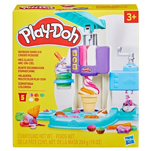 Play-Doh - Rainbow Swirl Ice Cream Playset - 5L00