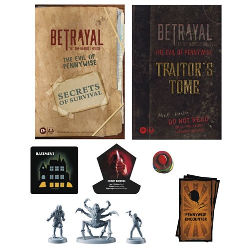 Boardgames - Betrayal At The Neibolt House: The Evil Of Pennywise Expansion - UU00