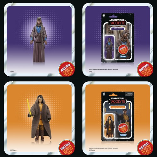 Star Wars Figures - 3.75" Retro Collection - The Acolyte - Figure 6-Pack - 5L00