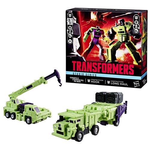 Transformers Gen Figures - Studio Series - TRA: The Movie - Constructicon Long Haul & Hook - 5L00