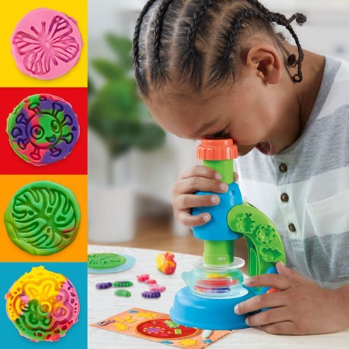 Play-Doh - Light And Look Microscope Playset - 5L00
