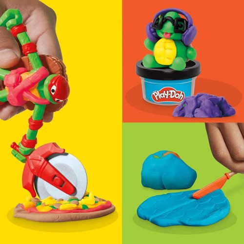 Play-Doh - TMNT - Tales Of The Teenage Mutant Ninja Turtles - Cowabunga Creations - 5L00