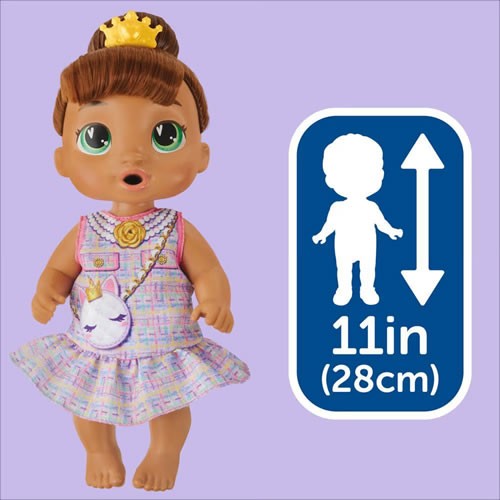 Baby Alive Dolls - Bubbly Tea Party - Sophia Sparkle Brown Hair Baby - 5X00