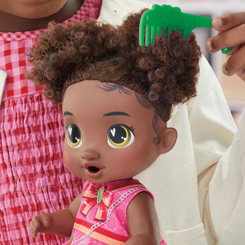 Baby Alive Dolls - Bubbly Tea Party - Berry Boo Black Hair Baby Doll - 5X00
