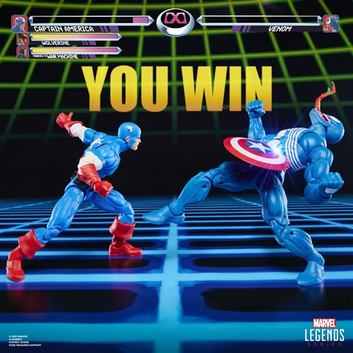 Marvel Legends 6" Figures - Gameverse - Captain America Vs Venom - 5L00