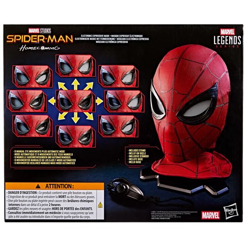 Marvel Legends Roleplay - Spider-Man: Homecoming - Spider-Man Electronic Expressive Mask - 5L00